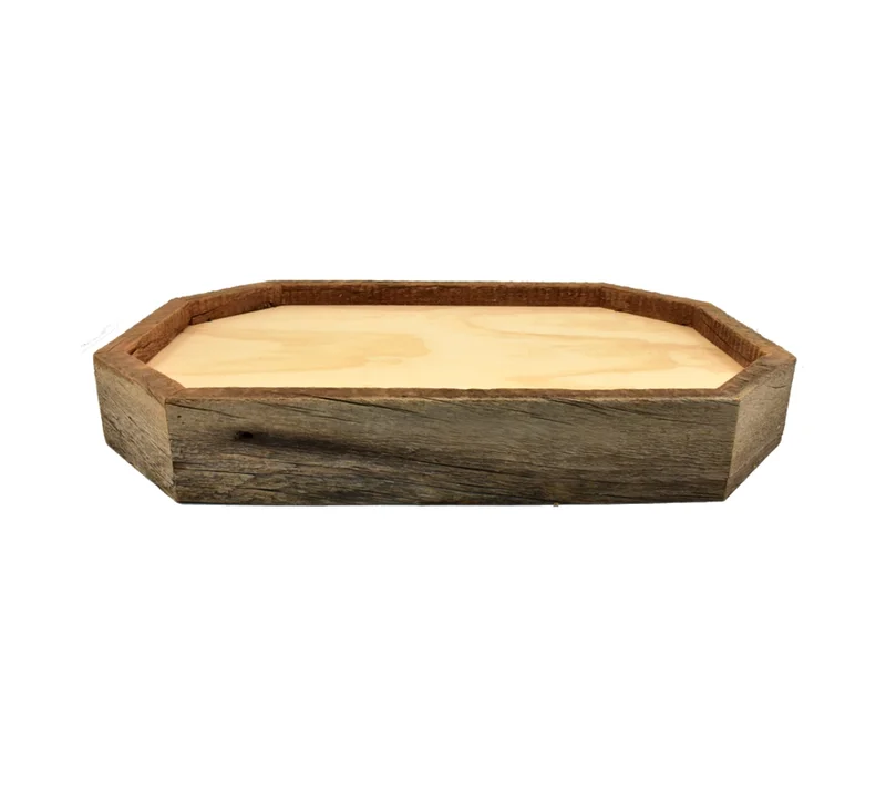 3.5 inch tall octagon taxidermy base with recessed top
