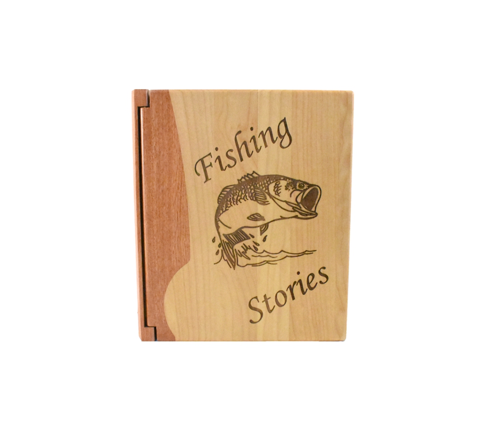 Fishing Stories Personalized Photo Album- Large - Whitetail Woodcrafters