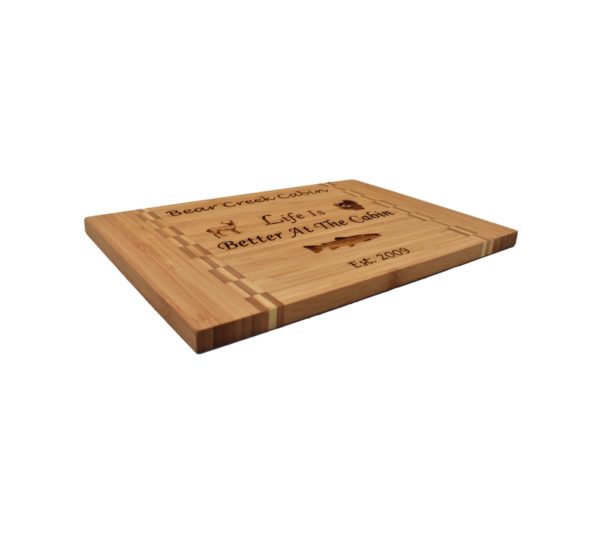 Custom Camper Bamboo Cutting Board (Personalized)