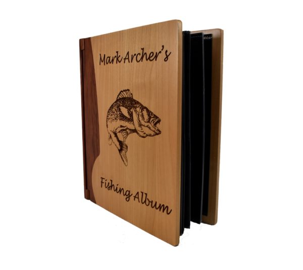 Fishing Personalized Photo Album- Large - Whitetail Woodcrafters