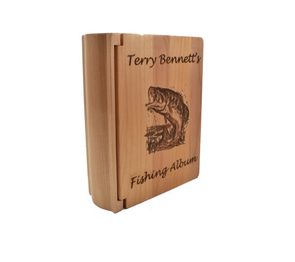 Fishing Personalized Photo Album- Small - Whitetail Woodcrafters
