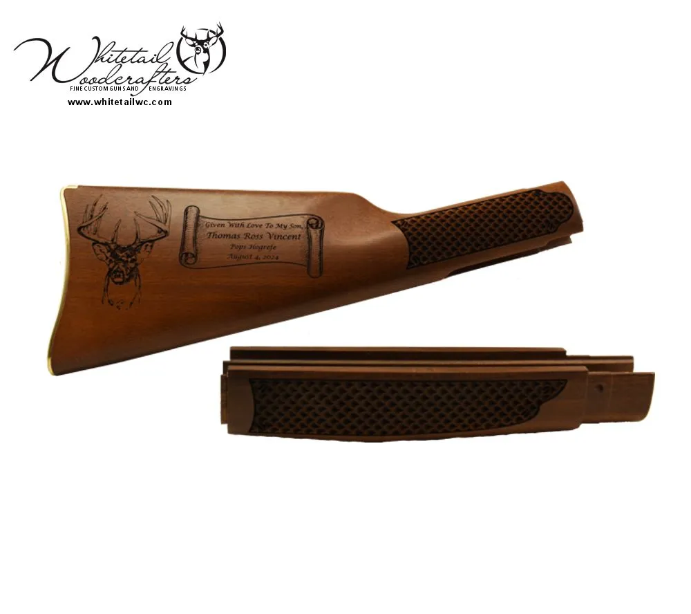 custom engraved gun gift from father to son on wedding day