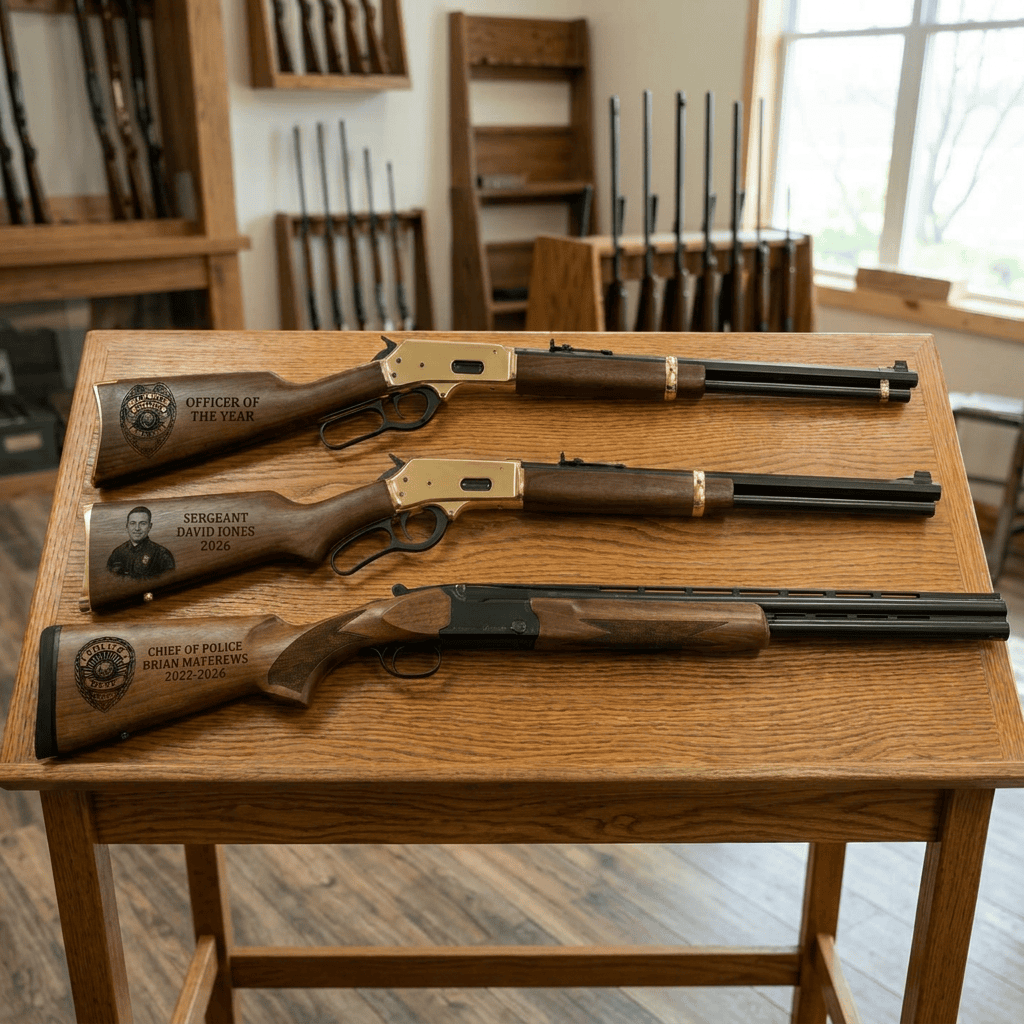 Custom Engraved Law Enforcement Guns